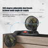SOGO 360° Rotatable Dual Car Fans – Dash Mount Cooling for Summer | Premium Quality