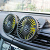 SOGO 360° Rotatable Dual Car Fans – Dash Mount Cooling for Summer | Premium Quality